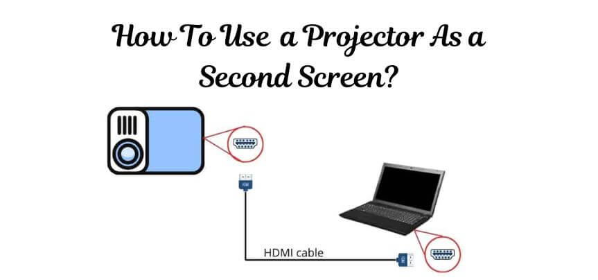 How to use a projector as a second screen?
